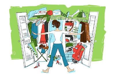 closet decluttering