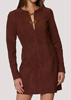 suede dress