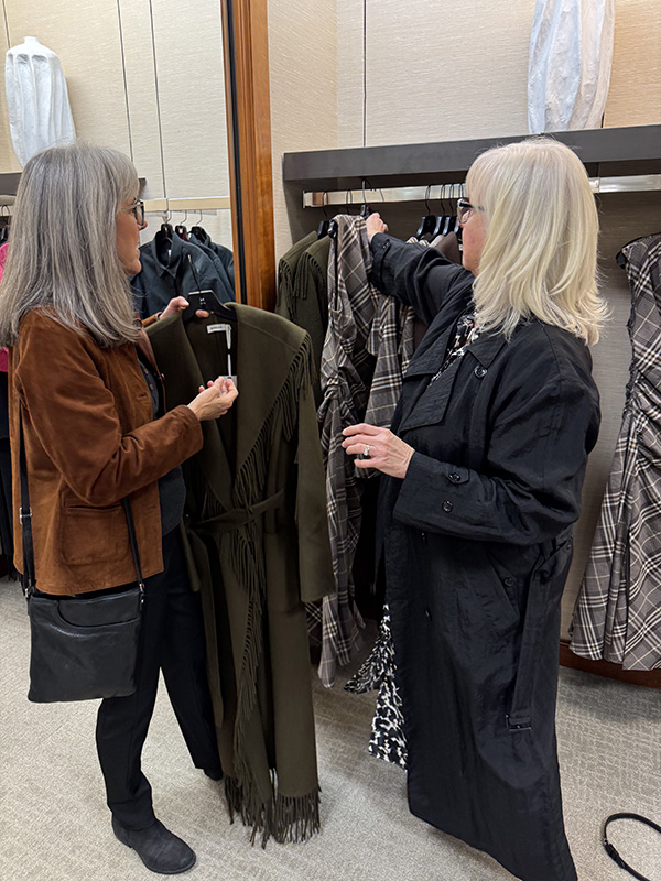 shopping with Suzanne