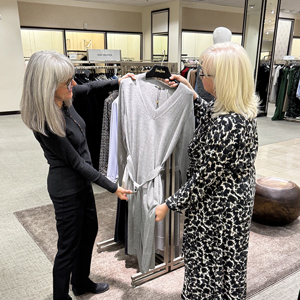 shopping with Suzanne